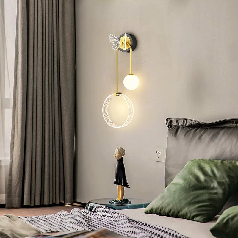 applique murale à led design nordique pour éclairage créatif intérieur - vue 4 sur 12