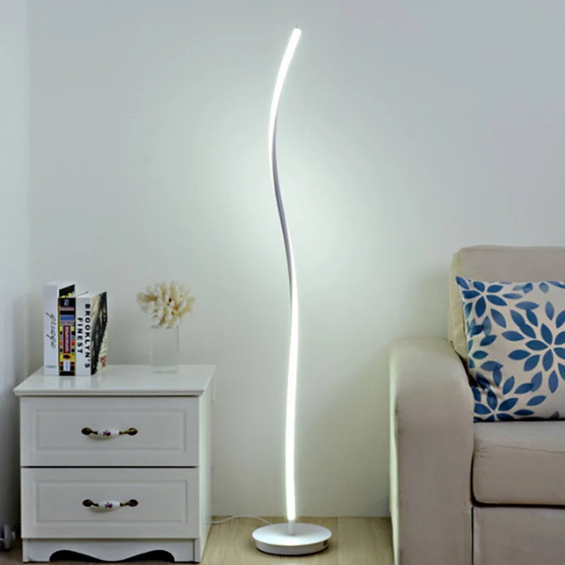 lampadaires led silice gel salon étude - vue 4 sur 8
