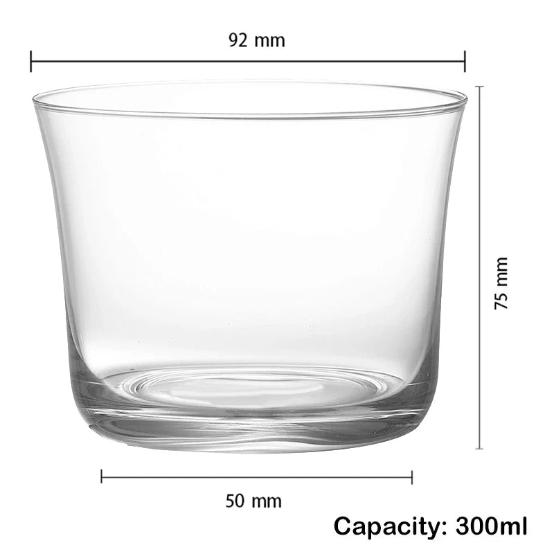 Verre collins léger design rainuré pour cocktails jus