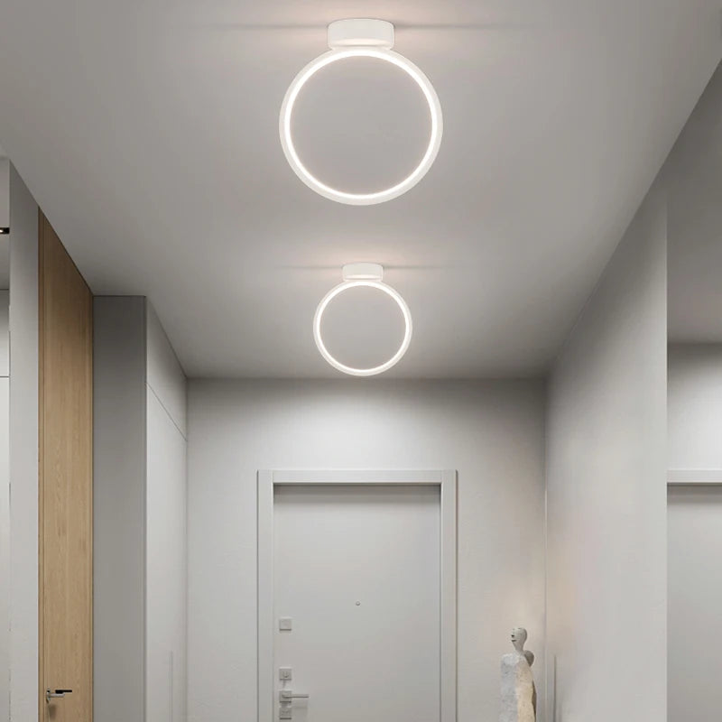 LED-Deckenleuchte modern Stern eingelassen Flur Wohnzimmer Eingang - vue 5 sur 12