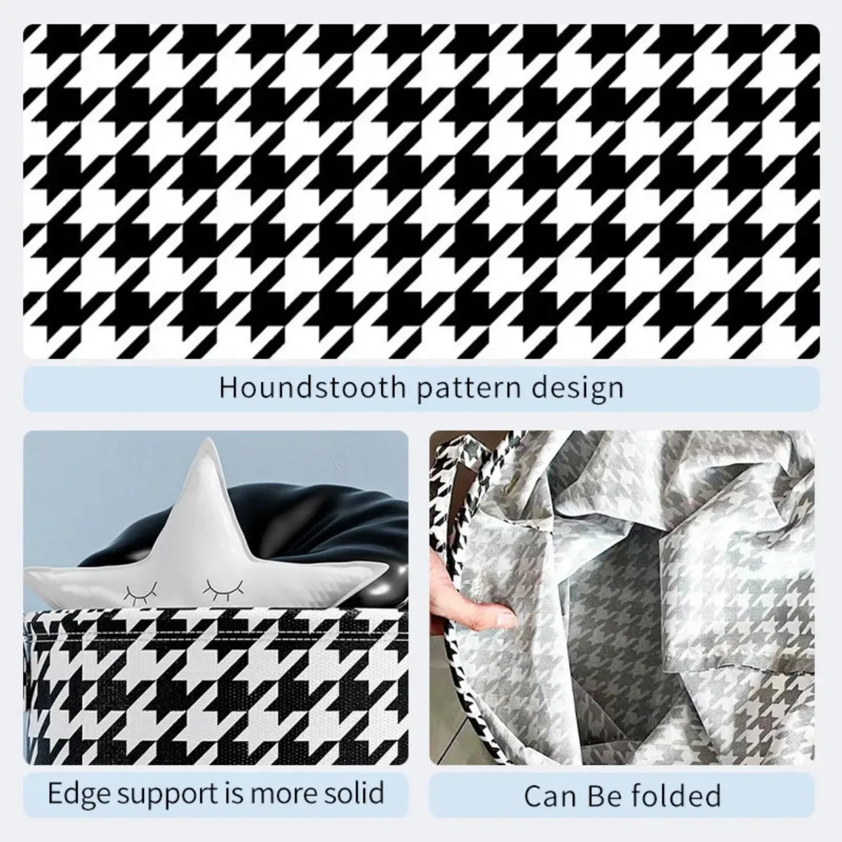 panier pliable pour linge jouets rangement enfants et dortoirs - vue 5 sur 19