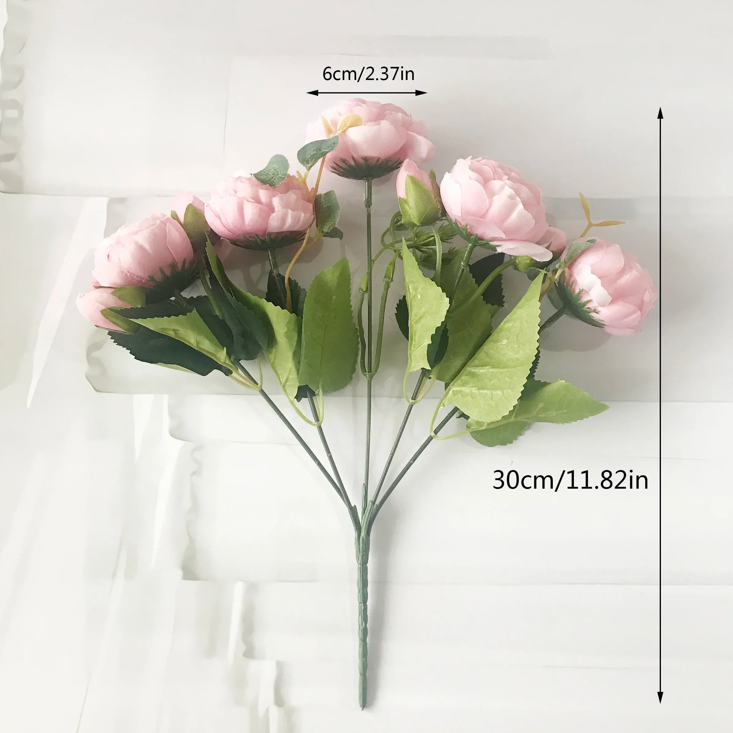 bouquet de pivoines artificielles pour décoration de mariage intérieur - vue 5 sur 17
