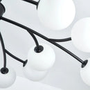 Nordischer LED-Glaskronleuchter für Küchendekoration