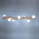 suspension artistique à led à intensité variable pour décoration intérieure