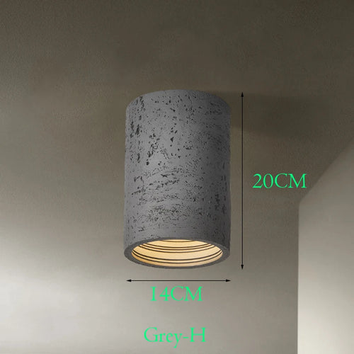 Wabi Sabi – LED-Spot aus rotem Zement - vue 9 sur 16