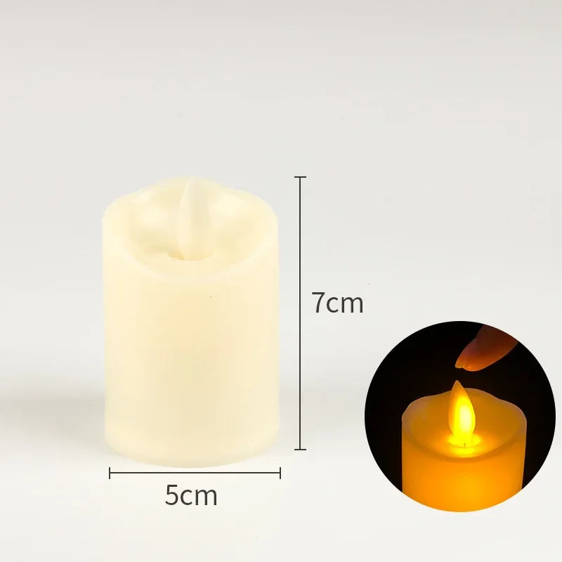 lampe à bougie électrique sans flamme pour décorations de mariage et fêtes - vue 12 sur 14
