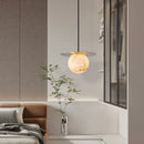 lustre nordique en marbre créatif design lumineux moderne
