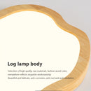 LED-Deckenleuchte nordisch Holz Wolkenform moderne dekorative Beleuchtung