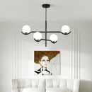 lustre design en verre et métal luminaires suspendus