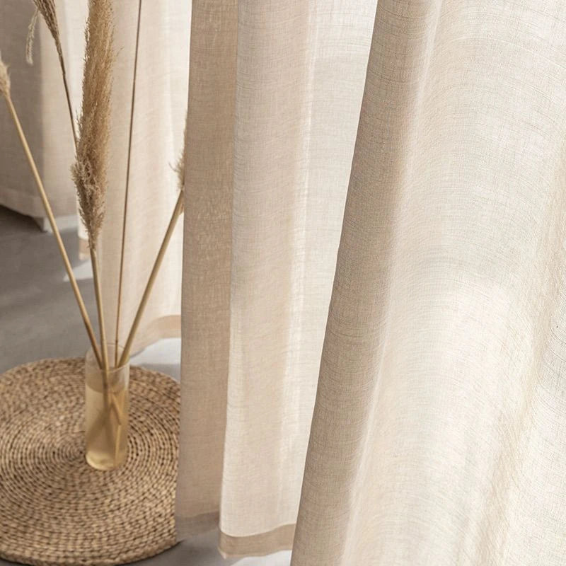 Rideau japonais plissé minimaliste pour salon chambre baie - vue 7 sur 11