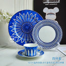 Assiette style européen motif sceau élégant pour thé