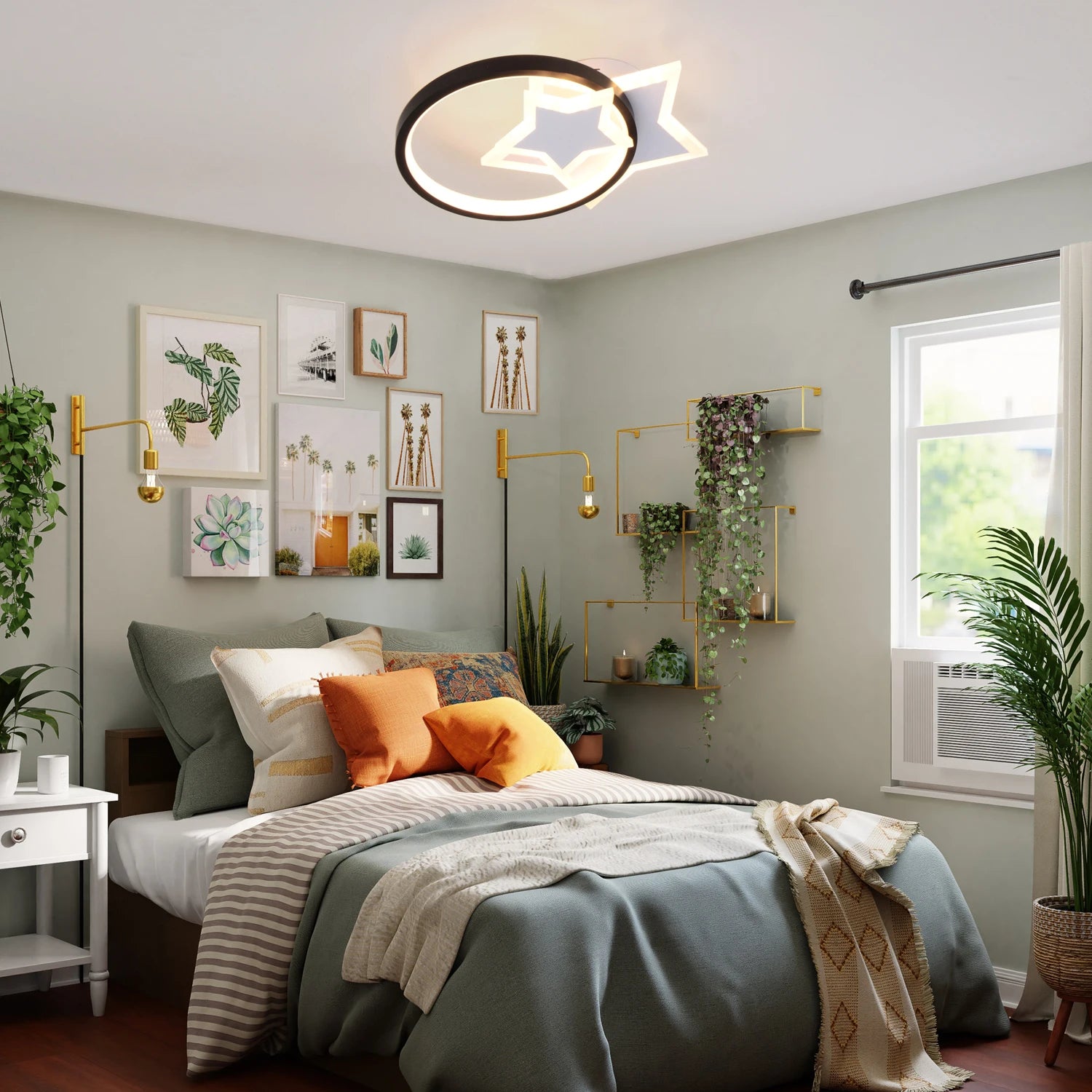 plafonnier led moderne pour décoration intérieure lumineuse - vue 6 sur 8