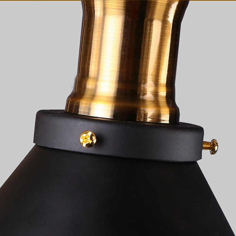 lustre style industriel rétro lampe à ficelle moderne pour éclairage intérieur - vue 7 sur 8