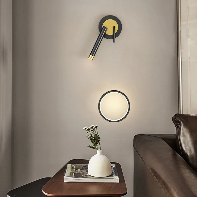 appliques murales led modernes à double tête pour décoration intérieure - vue 5 sur 14