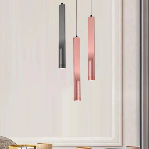 Moderner minimalistischer Kronleuchter aus Aluminium für die Innendekoration - vue 4 sur 8