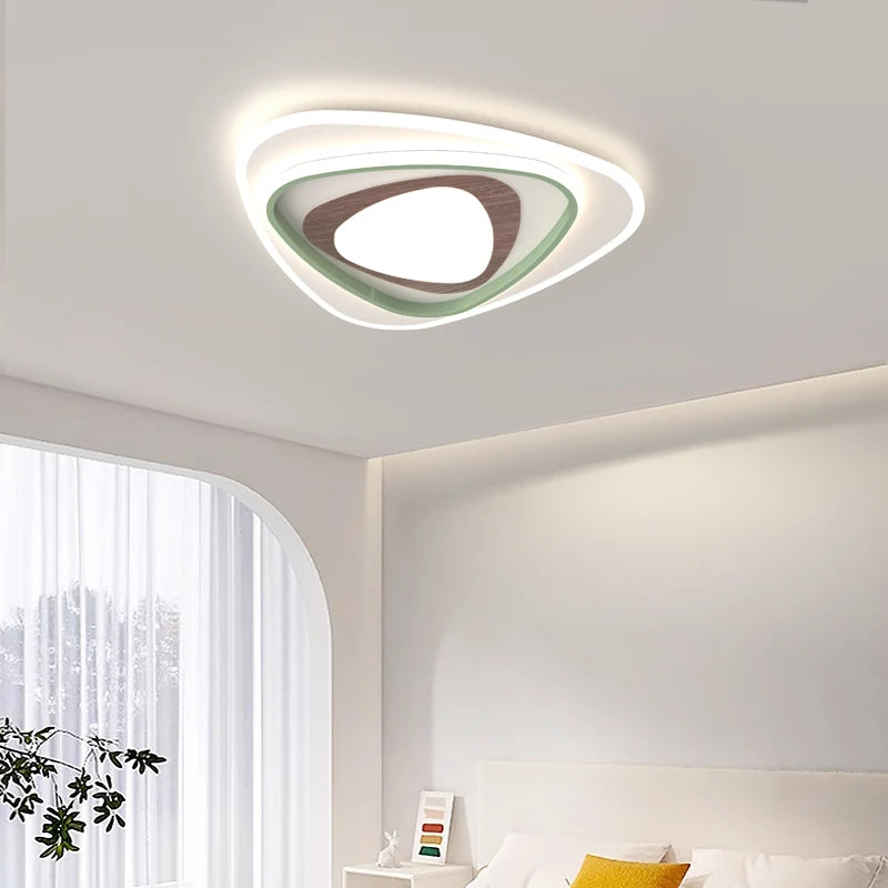 lustre nordique en bois pour éclairage intérieur lampara techo - vue 5 sur 14
