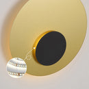 LED-Wandleuchte goldene Mond nordisches Design dekorativ
