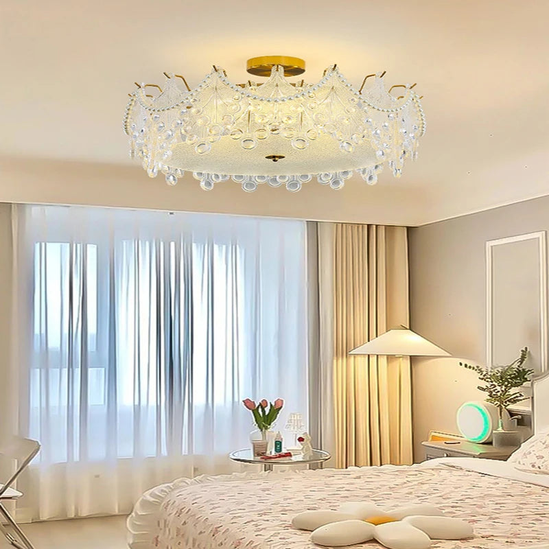 lustre led post-moderne suspendu de luxe pour intérieur - vue 3 sur 9