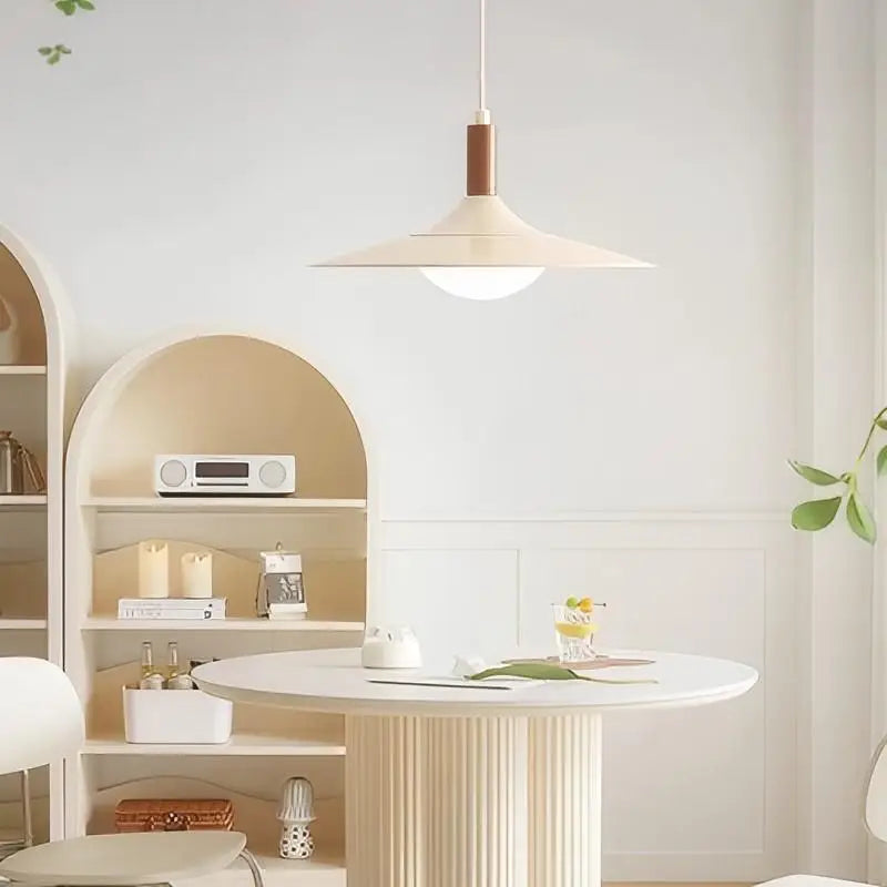 lustre moderne style ovni protection des yeux design contemporain - vue 5 sur 8