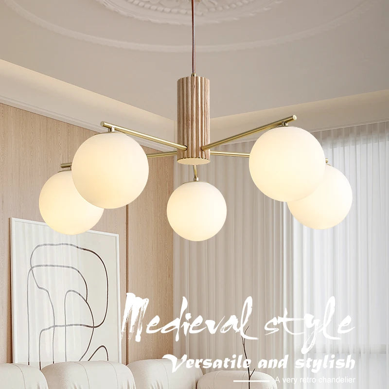 lustre japonais en cuivre style rétro médiéval pour intérieur élégant - vue 3 sur 13