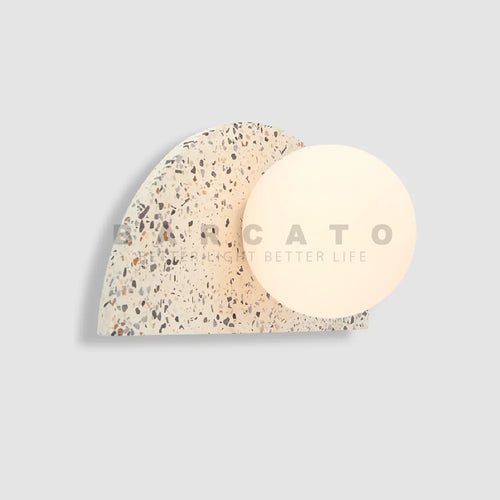 applique led terrazzo japonais rétro foyer