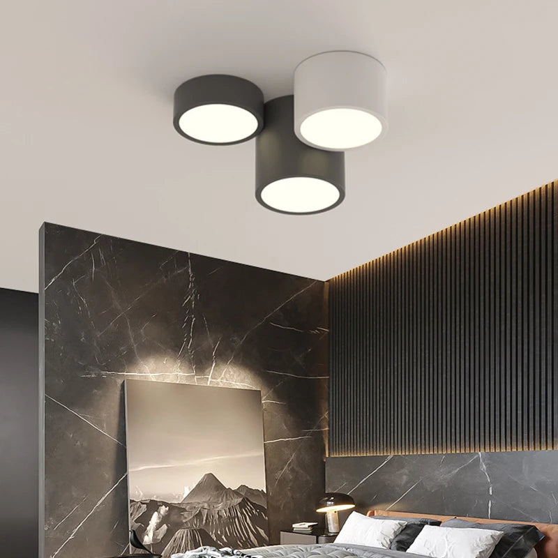 plafonnier moderne à leds pour décoration intérieure élégante - vue 7 sur 9