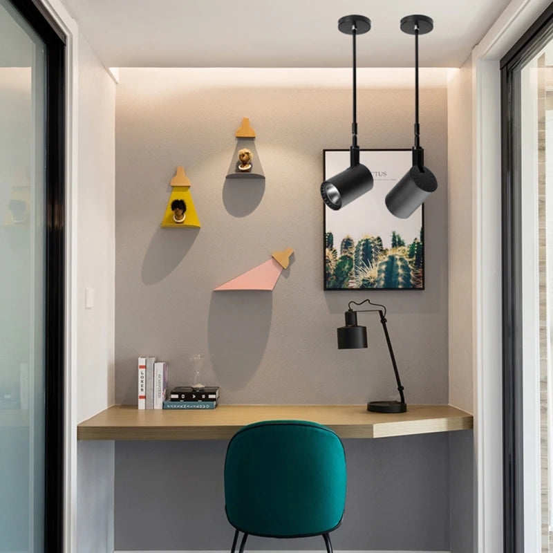 Moderne LED-Wandleuchte mit langem Teleskoparm - vue 3 sur 11