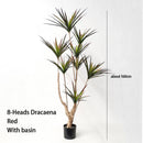 plantes artificielles dracaena pour décoration intérieure tropicale