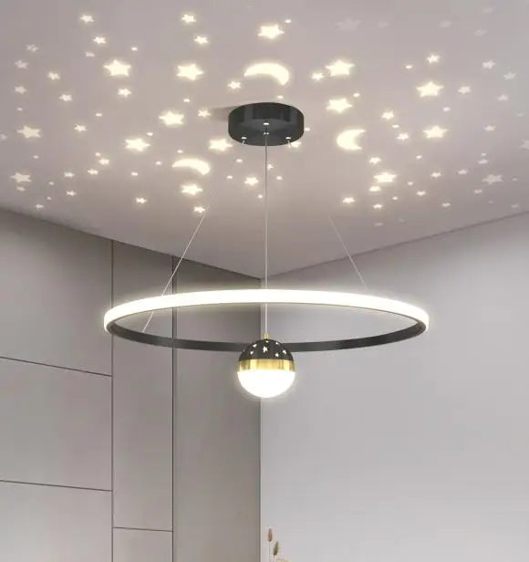 suspension design ronde en led pour décoration moderne - vue 11 sur 12
