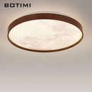 Moderne dimmbare LED-Deckenleuchte mit Mondmotiv