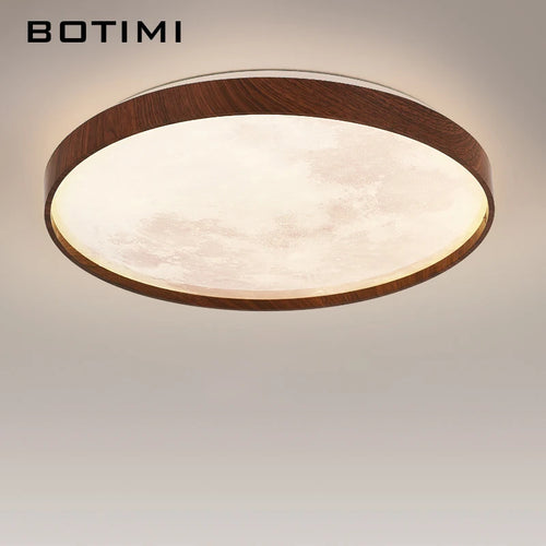 Moderne dimmbare LED-Deckenleuchte mit Mondmotiv - vue 3 sur 17