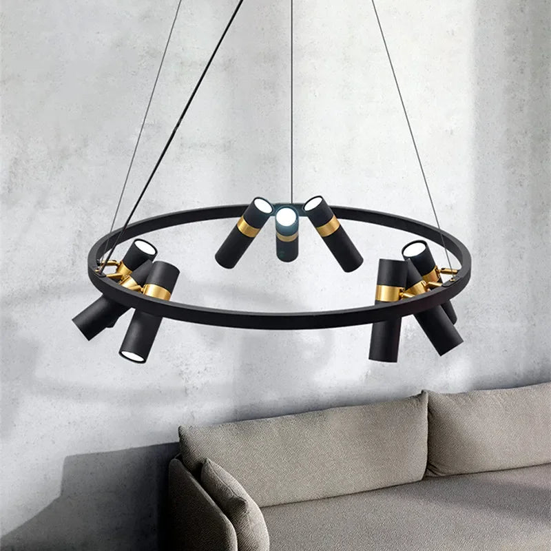 Kitchen Island Hanging Spotlight Living Room Pendant Lamp Ceiling Chandelier Suspension - vue 4 sur 9