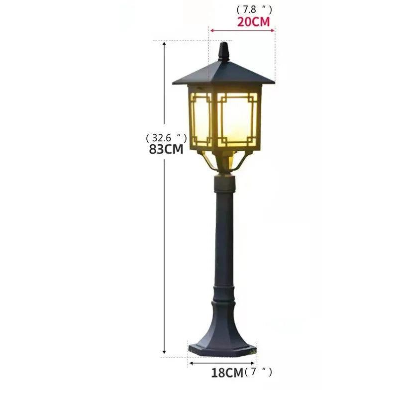 Moderne LED-Außenleuchte für Garten und Hof - vue 38 sur 47