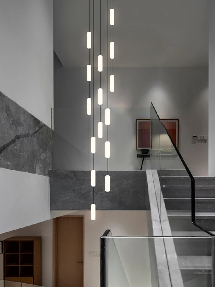 lustre à led moderne pour éclairage suspendu élégant - vue 6 sur 13