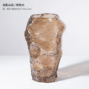 vase en verre moderne pour décoration d'intérieur et fleurs sèches