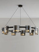 Moderner Glaskronleuchter für elegantes Designlicht