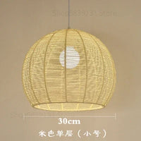 Moderne nordische LED-Pendelleuchte aus Eisen und Hanfseil