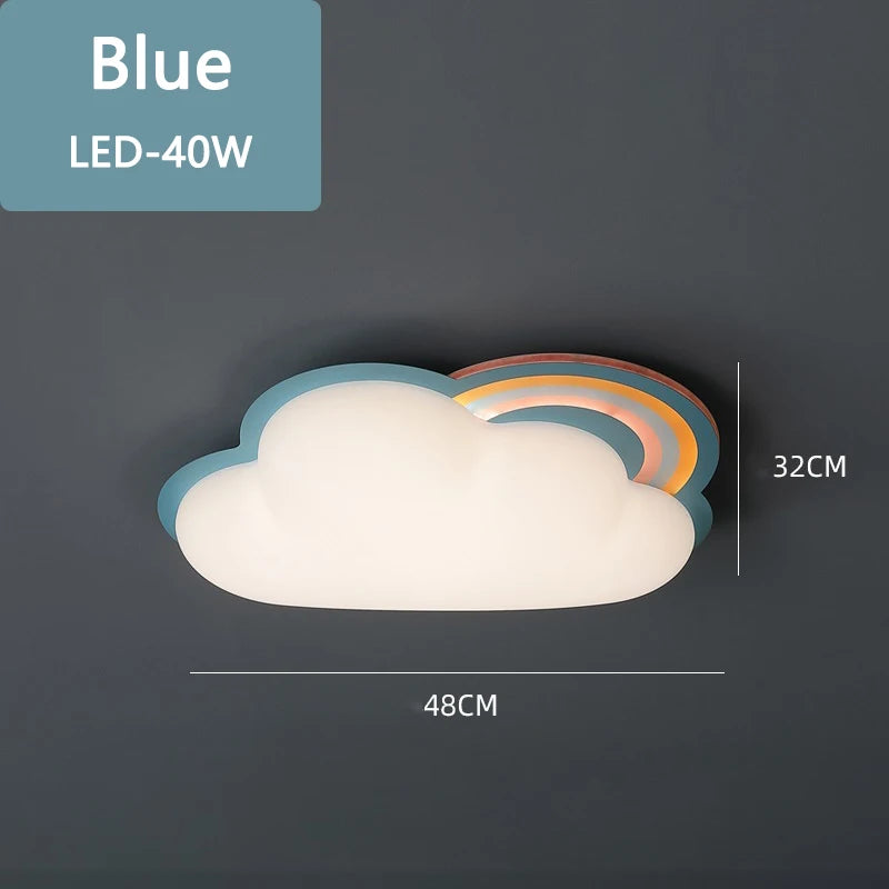 plafonnier nuage pour chambre de bébé garçon fille décor éclairage
