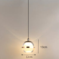 suspension moderne en aluminium pour décoration intérieure élégante