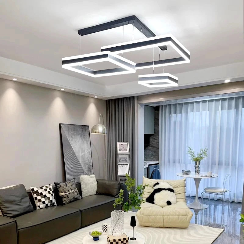 suspension moderne led pour éclairage intérieur - vue 4 sur 10