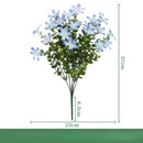 lot de 3 bouquets d eucalyptus artificiels en soie décoration intérieure