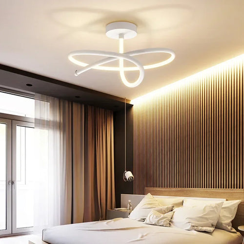 lustre moderne à leds pour décoration intérieure élégante - vue 3 sur 12