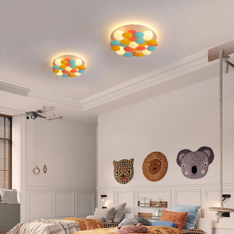 plafonnier led design romantique pour décoration artistique moderne - vue 4 sur 8