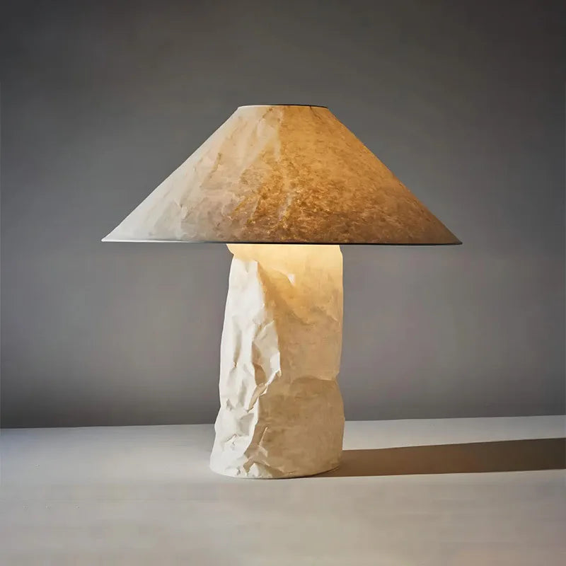 lampadaire led japonais en papier pour décoration maison - vue 6 sur 9