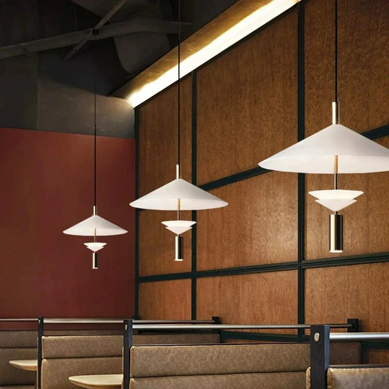 lustre en métal 	 style 3000k avec fil réglable - vue 5 sur 14