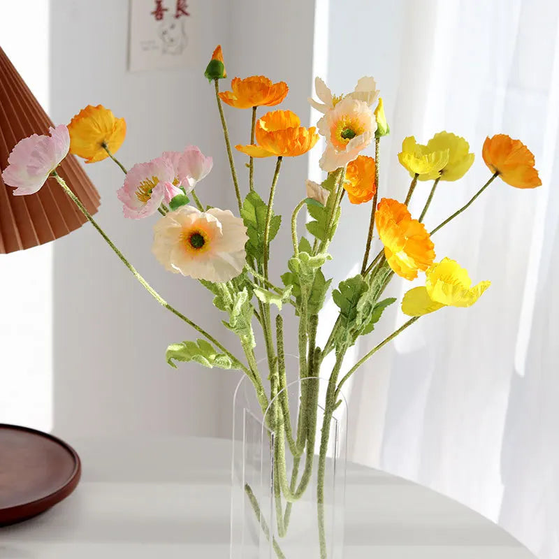fleurs artificielles en soie pour décoration de mariage et table - vue 2 sur 23