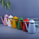 Cafetiere emaillee vintage 1 1l style retro polyvalente