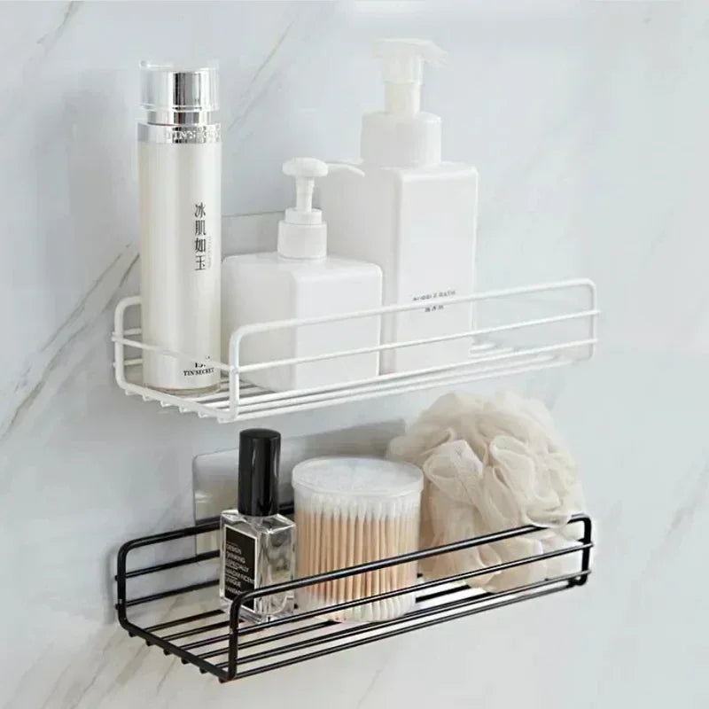 étagère murale de rangement pour cosmétiques et shampoing