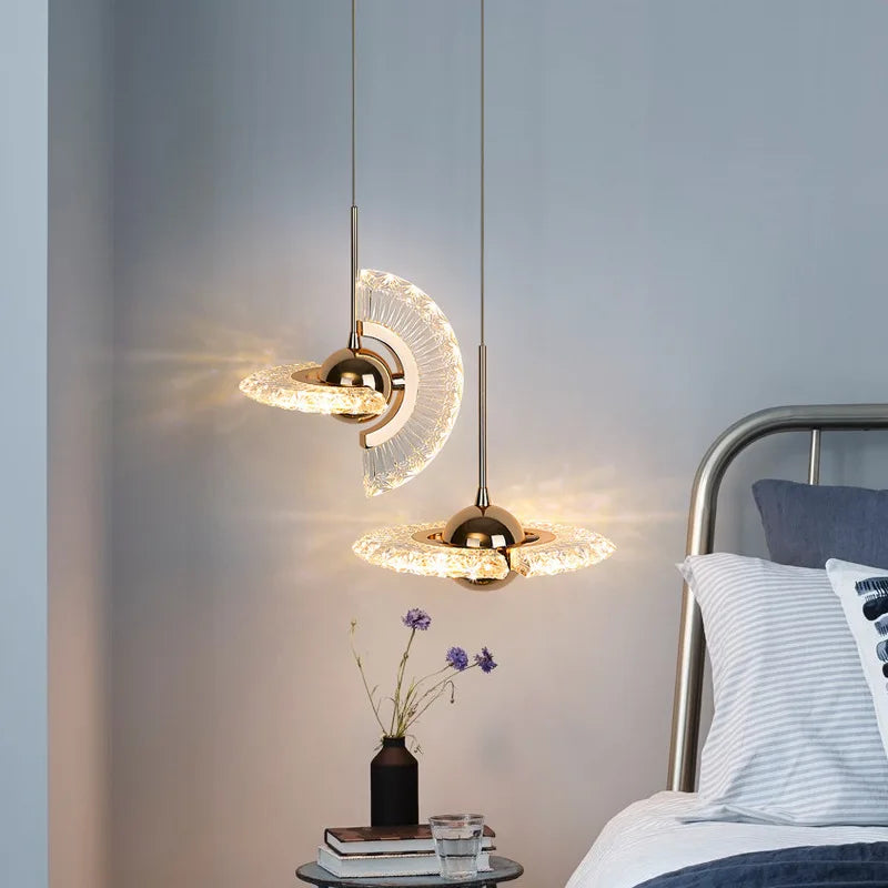 lustre led créatif nordique pour bar et restaurant - vue 3 sur 6