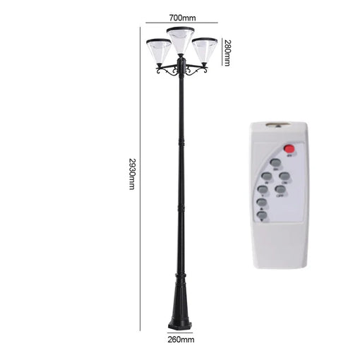 lampe solaire led pour éclairage extérieur jardin et route